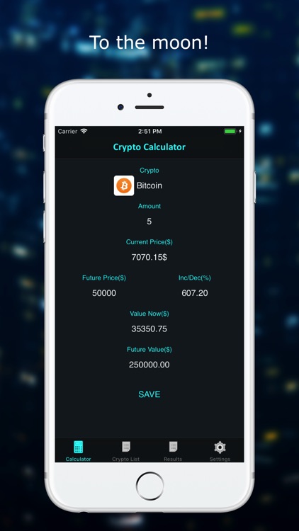 Crypto Moon Calculator