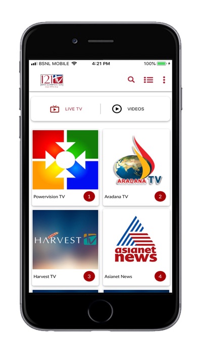 121TV Screenshot