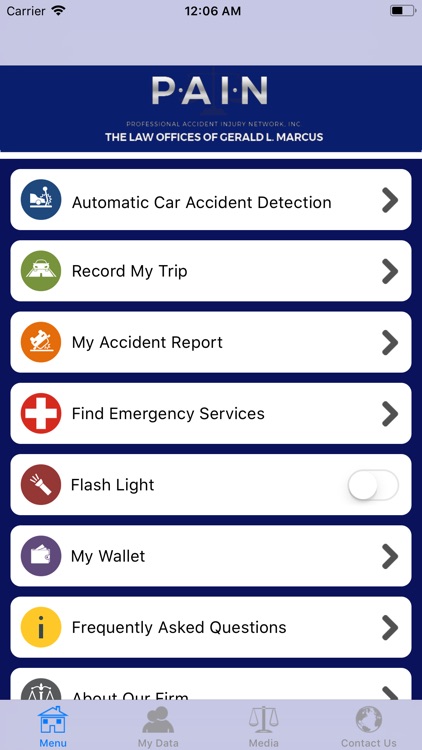 Gerald Marcus Injury Help App