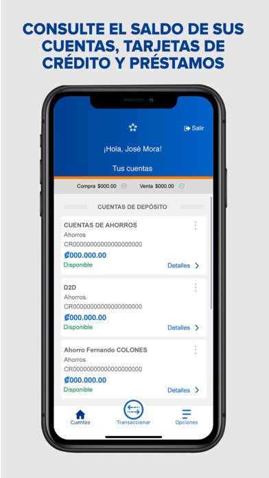 Banco General CR Screenshot