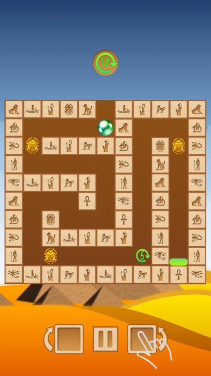 Rotate the maze: Gold of Egypt screenshot-0