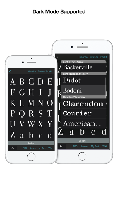 Typography Insight for iPhone Screenshot