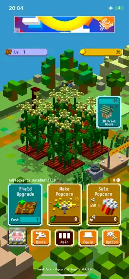 Game screenshot Voxel Farm - Popcorn Village - mod apk