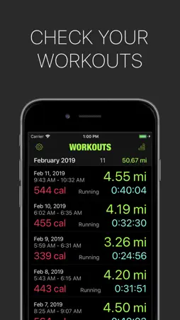 Workouts: Visual Progress screenshot 1