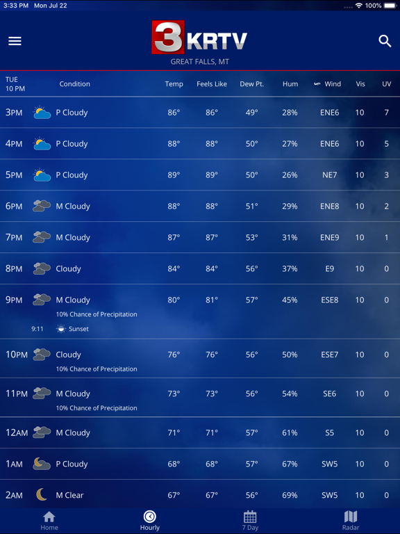 Screenshot #6 pour KRTV Great Falls Weather