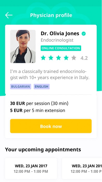Healthyco консултации с лекари Screenshot 2 - AppWisp.com Healthyco консултации с лекари Screenshot 2 - AppWisp.com
