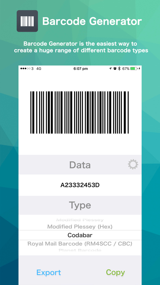 Barcode Generator / Creator - 3.4 - (iOS)
