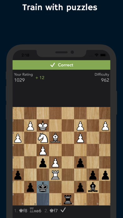 Blindfold Chess Puzzles screenshot 2