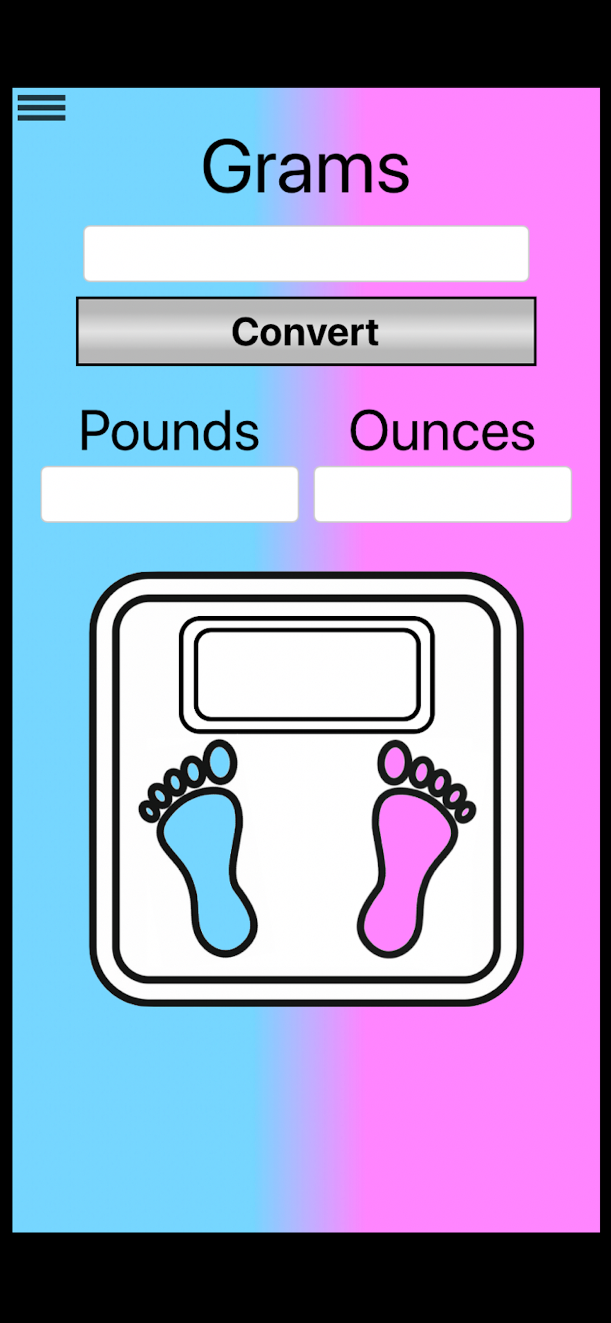 Baby Weight Converter