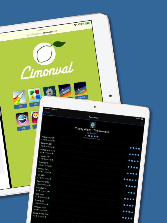 App Ratings+ iPad screenshot 5 - Utilities app