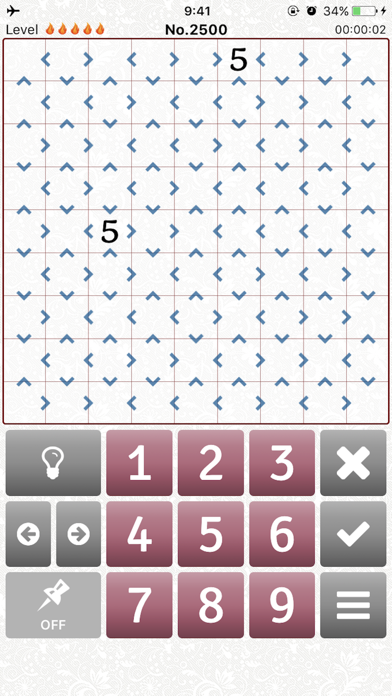 Extreme Difficult Sudoku 2500のおすすめ画像4