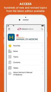harrison's manual of medicine iphone screenshot 1
