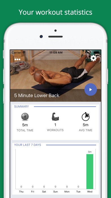 Lower Back Challenge Workout Screenshot