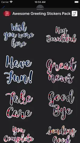 Game screenshot Awesome Greetings Sticker Pack hack