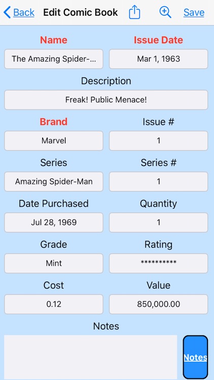 My Valuable Comic Books screenshot-3