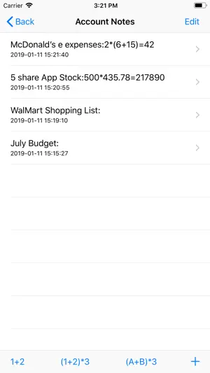 Account Notes screenshot 3