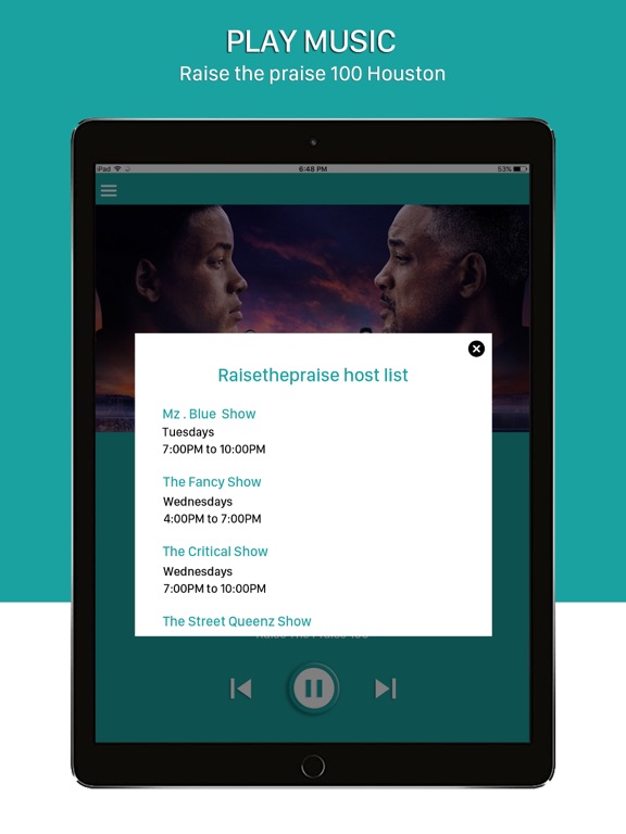 Raise The Praise 100 iPad screenshot 3 - Entertainment app