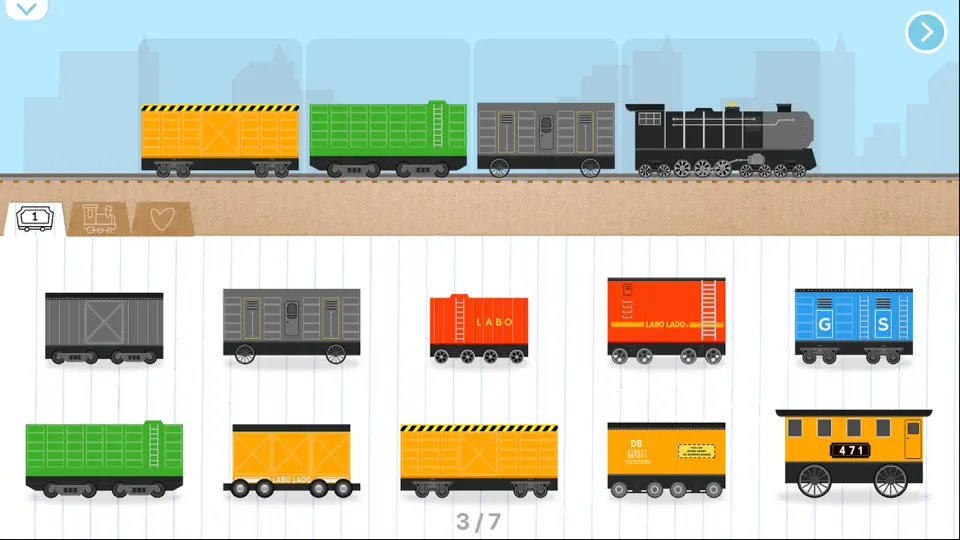 Capture d'écran de Labo Brick Train:jeu D'enfant sur iPhone 5