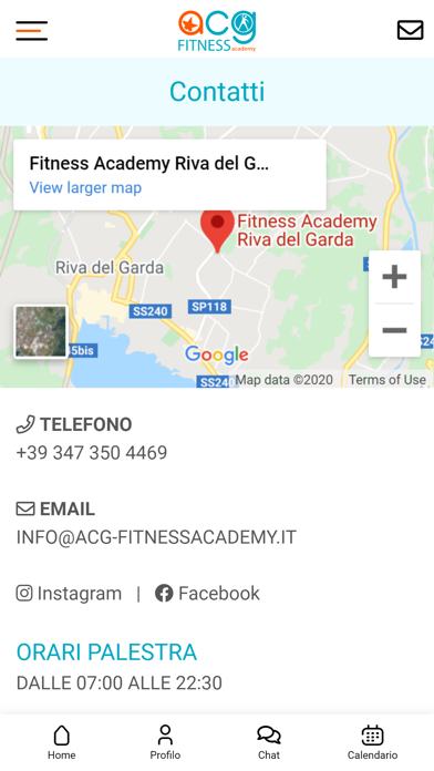 ACG Fitness Academy Screenshot