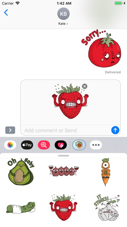 Veggies Stickers