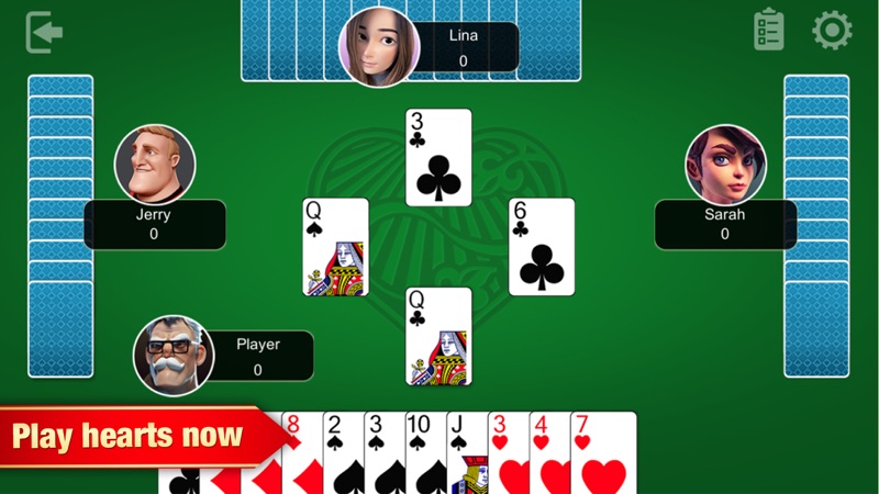 Hearts - Classic Card Games screenshot 1