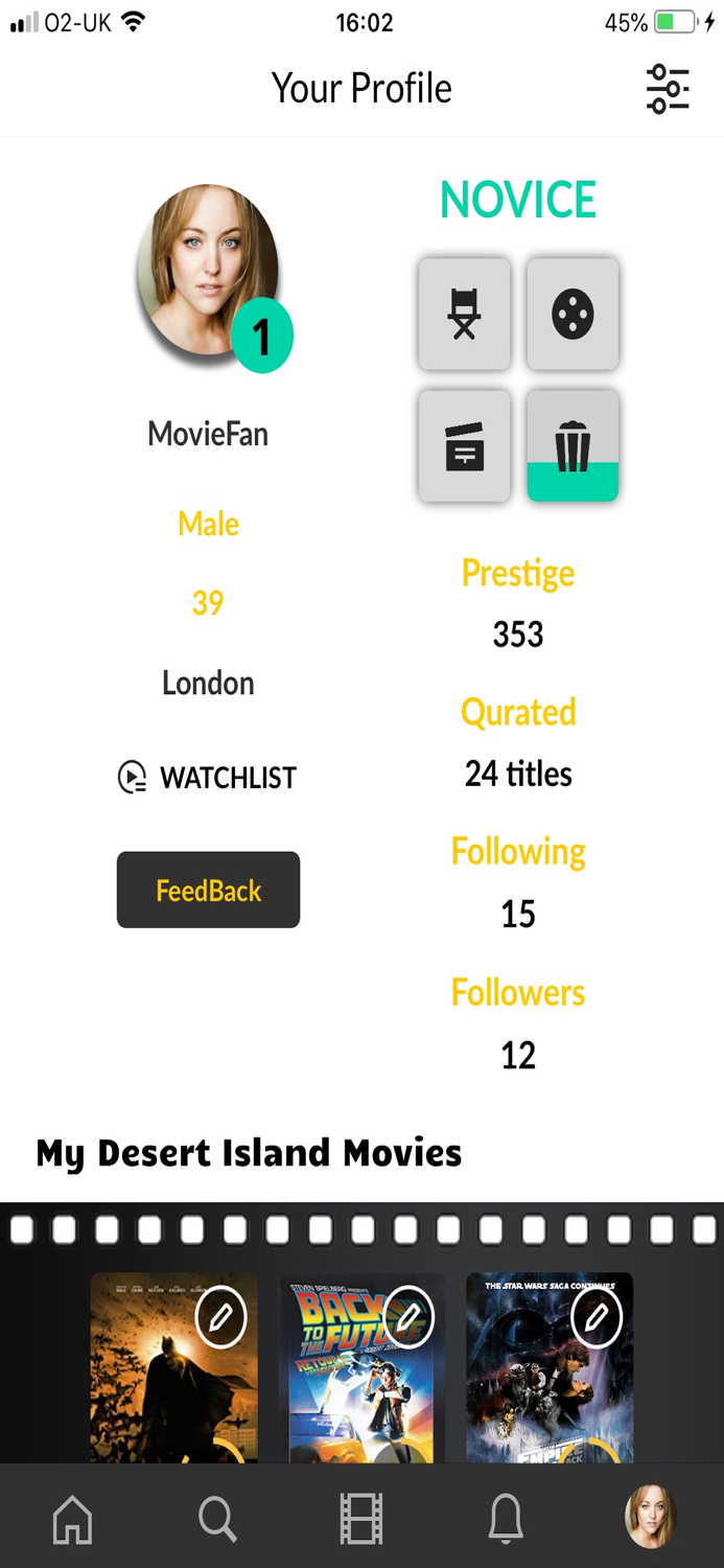 Qurator Movie Review App