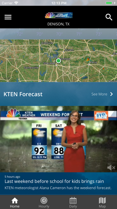 KTEN Weather Screenshot