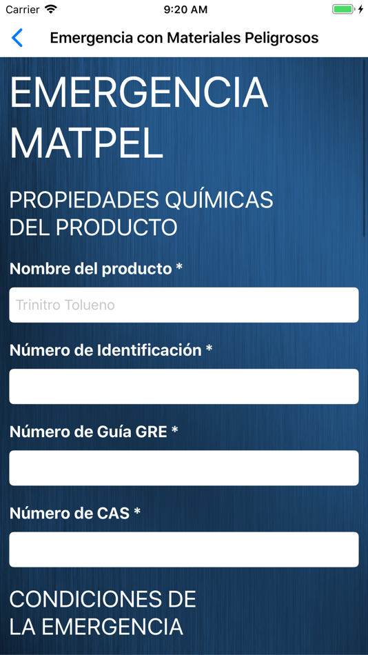 #3. DTR (iOS) 由: Benemérito Cuerpo de Bomberos de Costa Rica