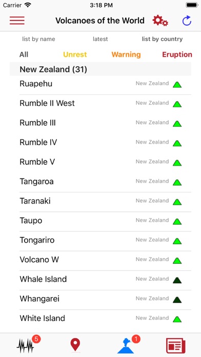 Volcanoes & Earthquakes Screenshot