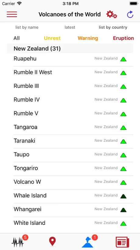 Volcanoes & Earthquakes