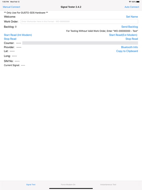 Signal Tester Gusto SDS