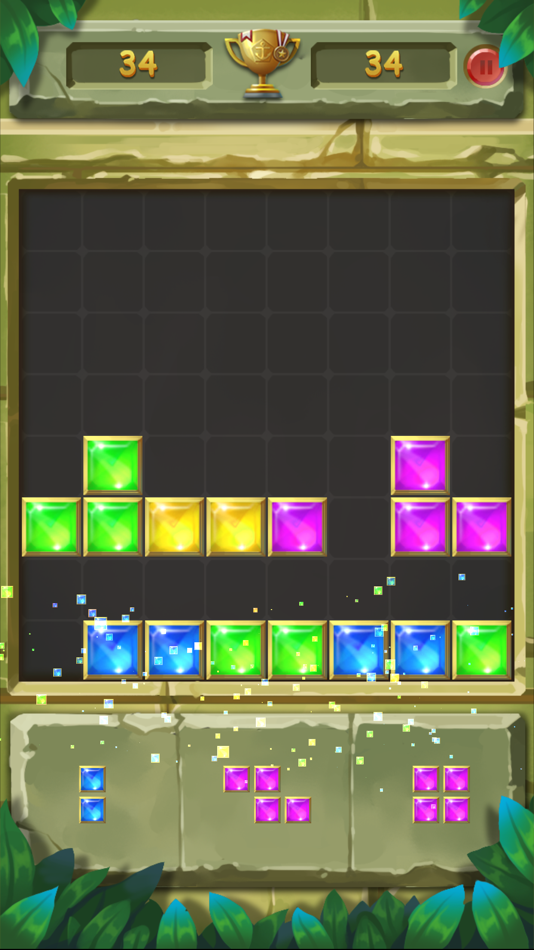 #3. Gem Block Puzzle (iOS) 由: 亮 邓