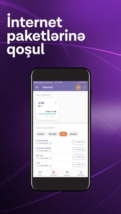Azercell Kabinetim screenshot 3