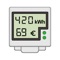 AWattPrice shows the hourly prices by the electricity provider aWATTar