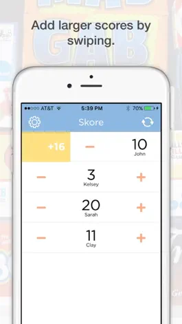 Game screenshot Skore - Scorekeeper for games apk