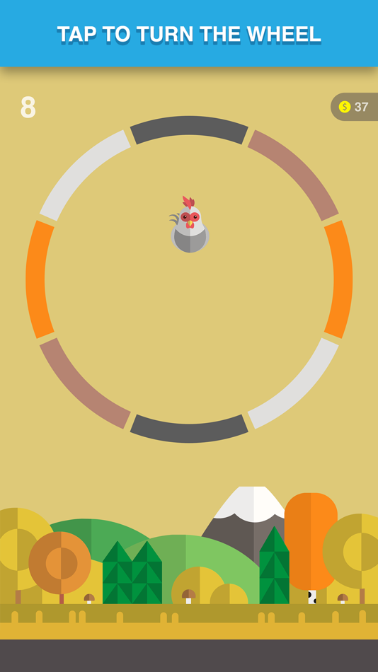 #3. Bouncy colors - turn and jump (iOS) Podle: Mikhail Akopov