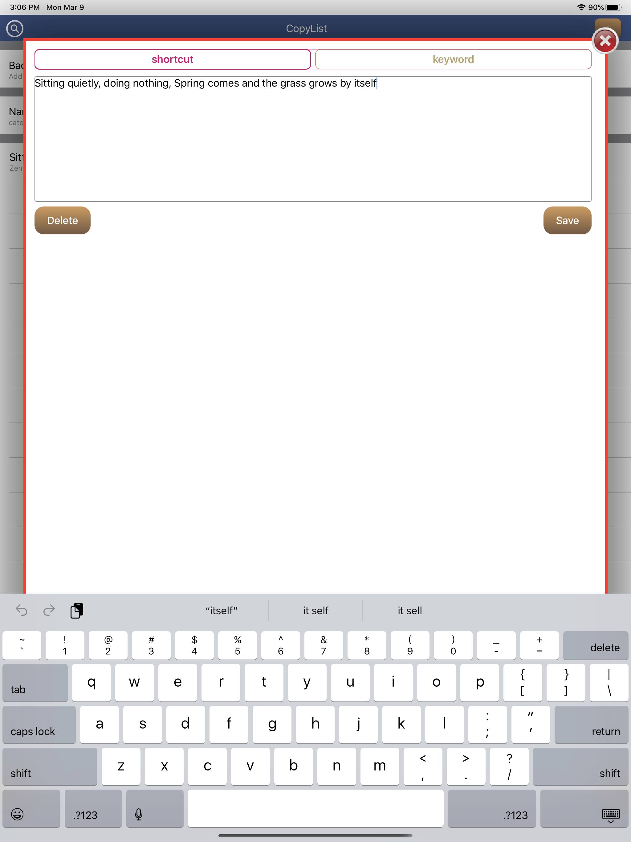 CopyListLT screenshot 9