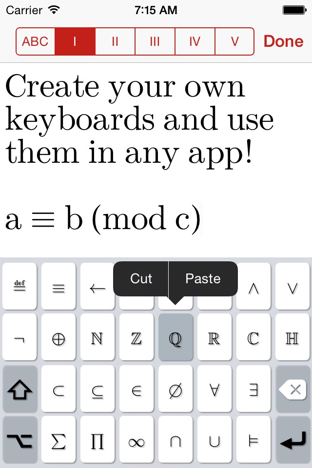 Unicode Pad Pro with keyboards screenshot 4