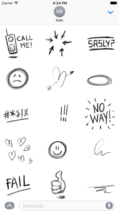 How to cancel & delete Pencil Doodles Sticker Pack from iphone & ipad 4