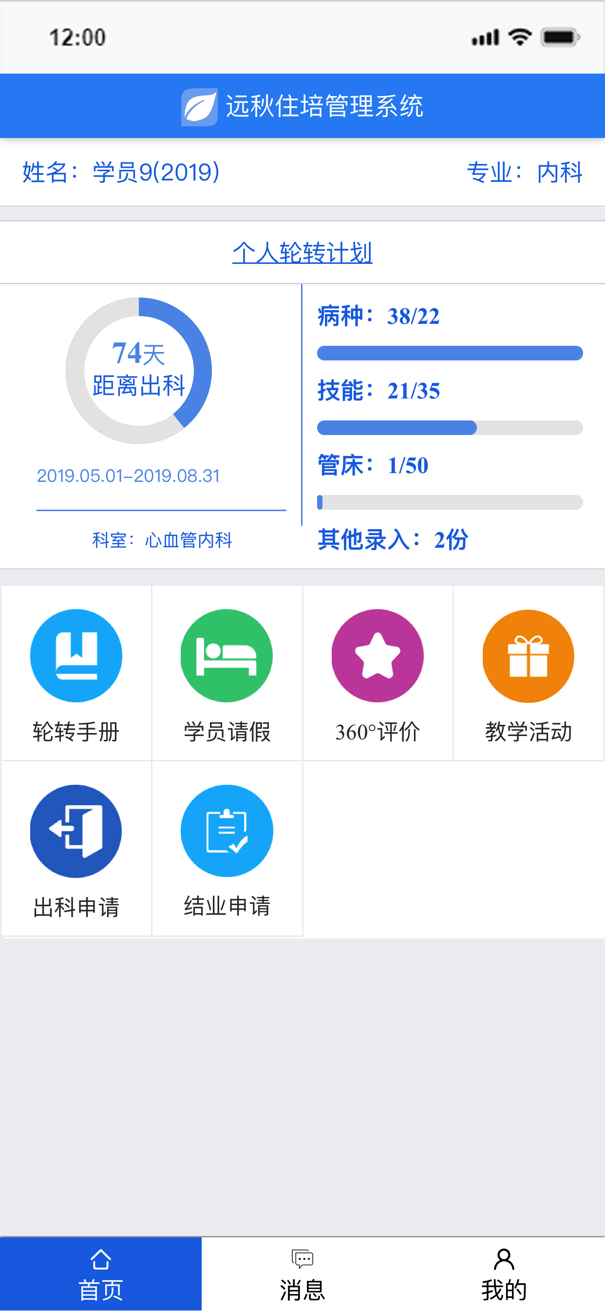 住院医师规范化培训系统
