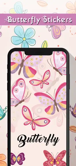 Game screenshot Butterfly Stickers Pack mod apk