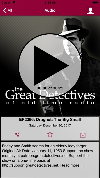 OldTimeRadio Great Detectives