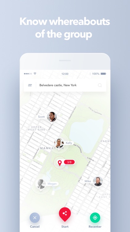 MeetMe@: Live meeting points