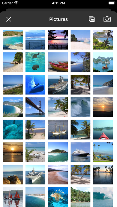 Picture Tile Slider At Sea Screenshot
