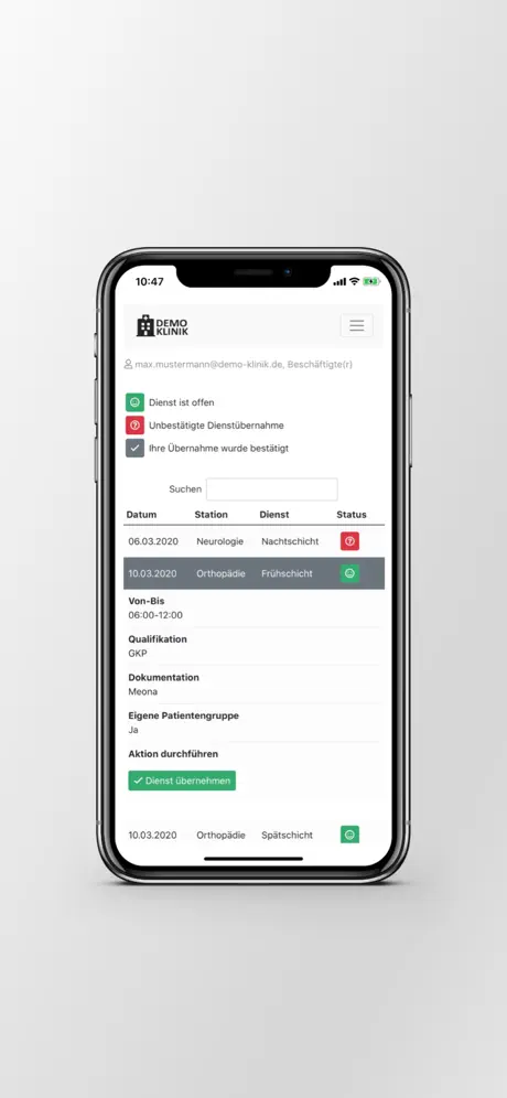 Tagxter Shift Manager