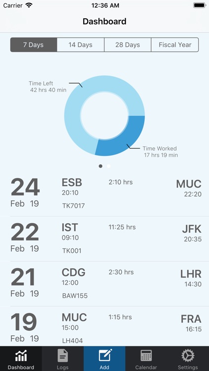 AvioLog - Flight Time Logger