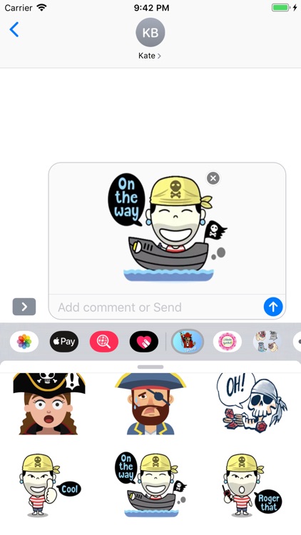 Pirates Emoji Stickers screenshot-3