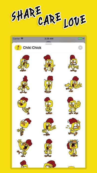 Chiki Chick Stickers screenshot 4