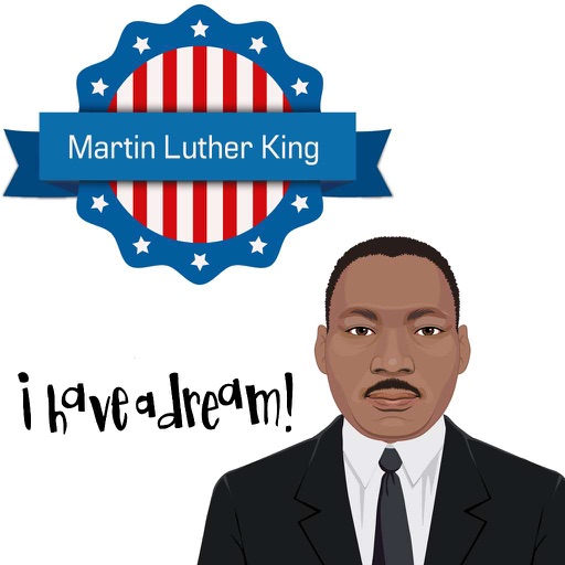 Martin Luther King Sticker icon