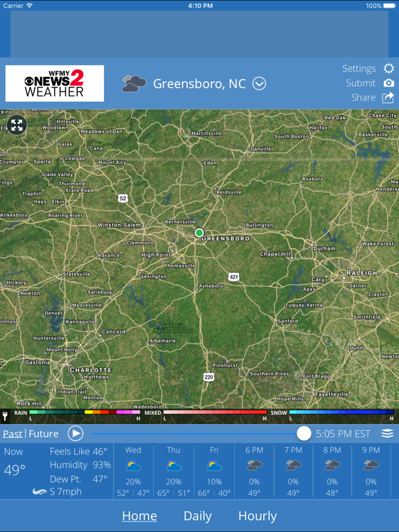 Screenshot #4 pour WFMY Radar